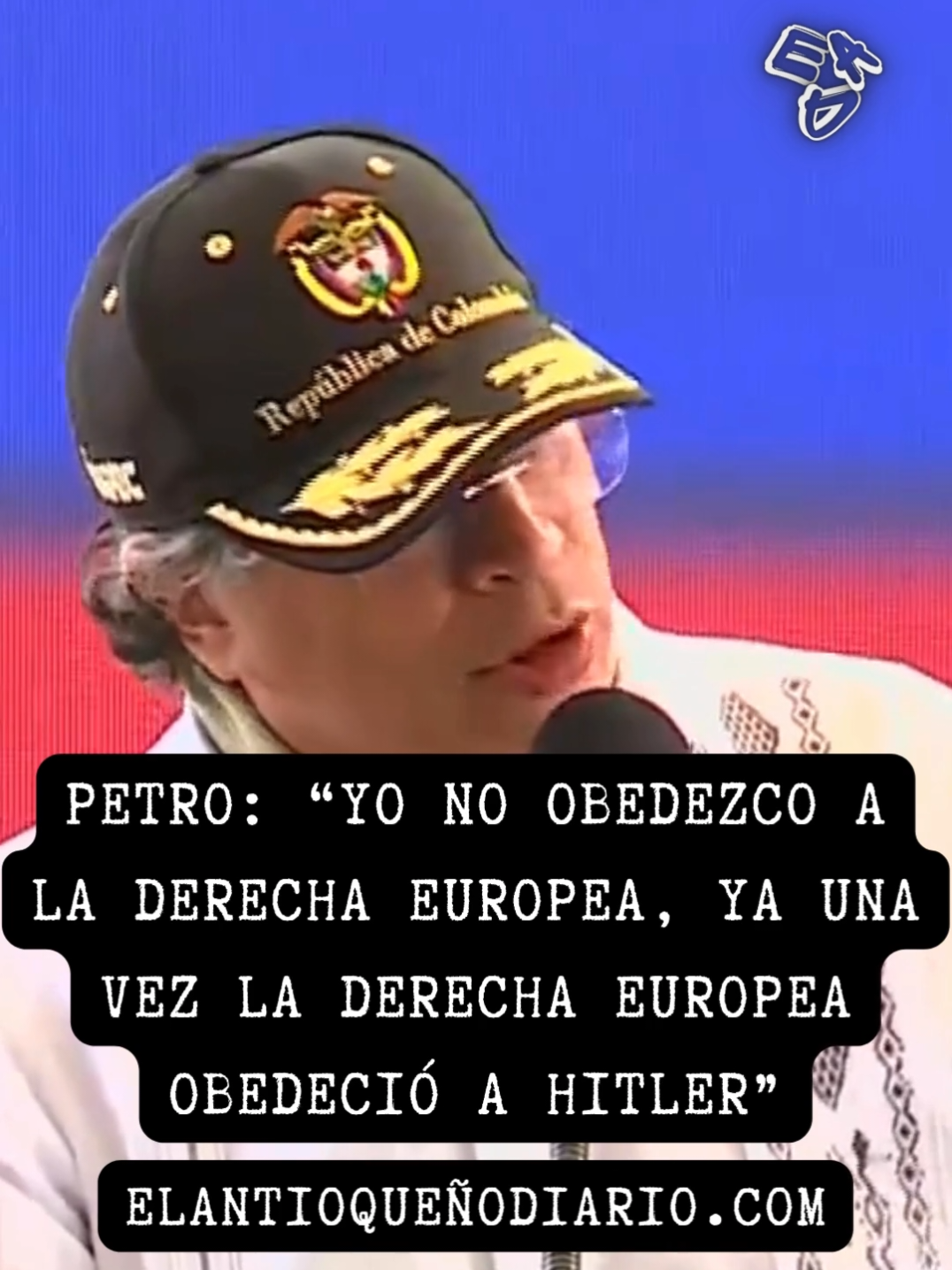 En un momento de creciente tensión política y violencia en Colombia, el presidente Gustavo Petro ha respondido con contundencia a una resolución del Parlamento Europeo (RC10-0366/2025) que critica la situación de seguridad en el país y acusa a su gobierno de contribuir a la polarización y la inestabilidad. En un mensaje publicado en X el 11 de septiembre, Petro afirmó: “Yo no obedezco a la derecha europea, ya una vez la derecha europea obedeció a Hitler. Ahora la derecha europea aplaude a otro Hitler”. Esta declaración, cargada de simbolismo histórico, apunta directamente al apoyo de gran parte de la Unión Europea –con excepción de países como España e Irlanda– al gobierno de Benjamin Netanyahu en Israel, a quien Petro compara con Hitler por las políticas de su administración en el conflicto palestino Más información en elantioqueñodiario.com #colombia #noticia #noticias #europa #petro