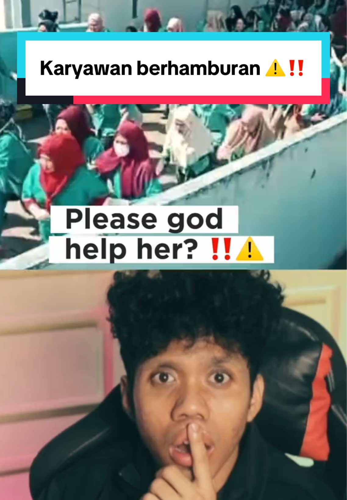 Please god help her Indonesia ⚠️‼️ #rijkibudiman #phk #massal #foryoupage #jakarta
