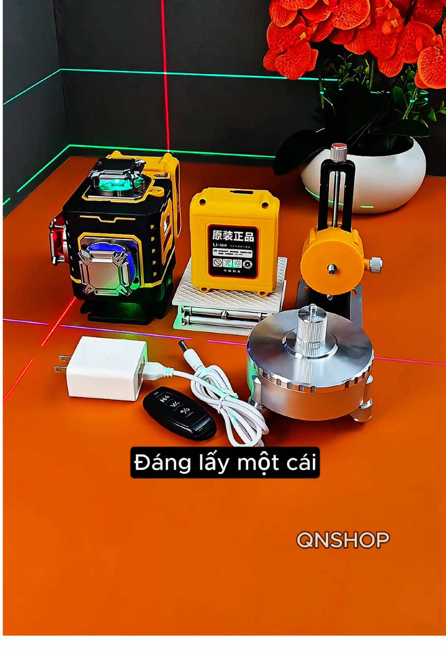 Máy cân bằng laser cao cấp #maycanbanglaser #maycanbang #qnshop 