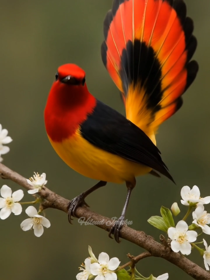 keindahan burung dan alam 🌿🌼 #ai #fyp 