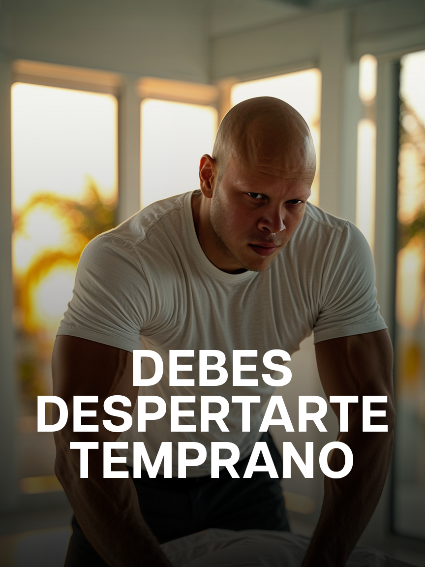 Debes despertarte temprano 😮