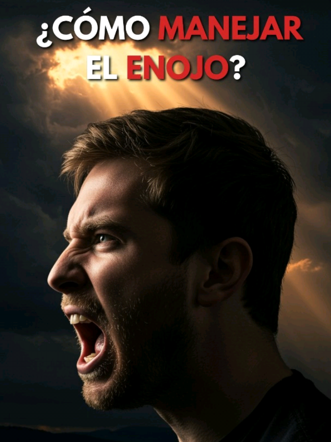 ¿El enojo te domina? 😡 Efesios 4:26 nos advierte: Airaos, pero no pequéis; no dejes que el sol se ponga sobre tu enojo. Descubre cómo transformar la ira en paz antes de que te consuma. #EcosDeLaBiblia #Enojo #Control #Fe