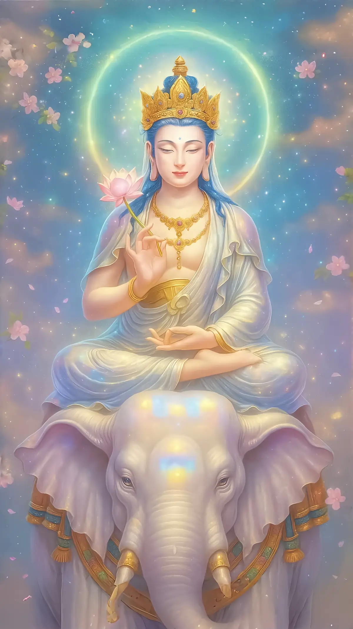 NAM MÔ ĐẠI HẠNH PHỔ HIỀN BỒ TÁT #nammodaihanhphohienbotat #phohienbotat #guanyin #ommanipadmehum #phatphap #hinhnen #viral #tiktok #fyp #luctudida 