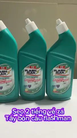Nước tẩy bồn cầu flashman , làm sạch hiệu quả#xuhuongtiktok #thinhhanh #tẩyboncausieusach 