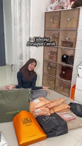 yeyy unboxing abaya umroh!!🥹🤍