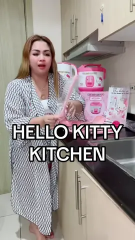 HELLO KITTY KITCHEN 😍❤️ #hellokitty #ricecooker #kettle  #wafflemaker #fyp 