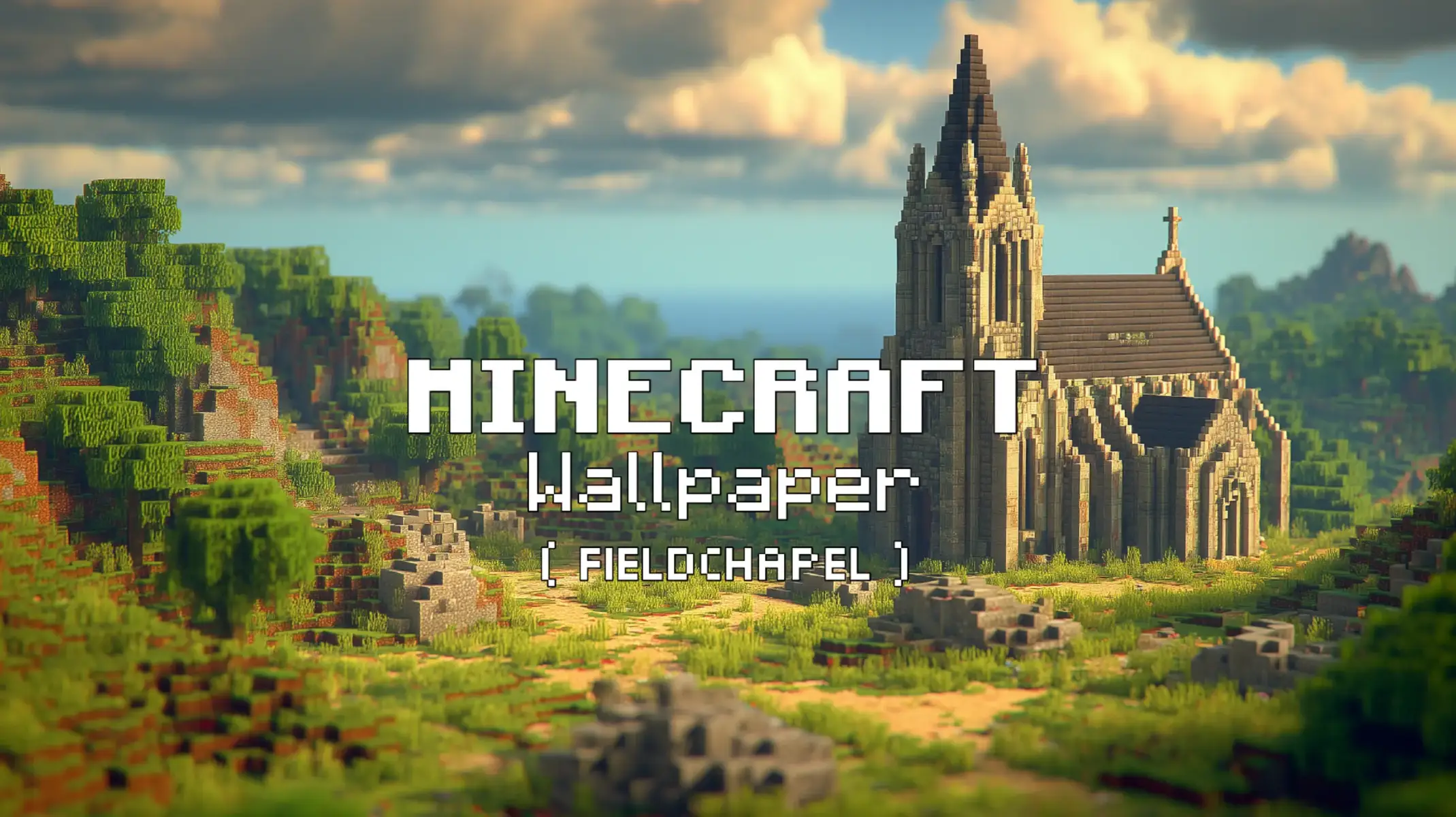 Hình Nền Máy Tính PC Minecraft HD ( Nhà Thờ ) #Minecraft #wallpaper #hinhnen #xiaohimy 