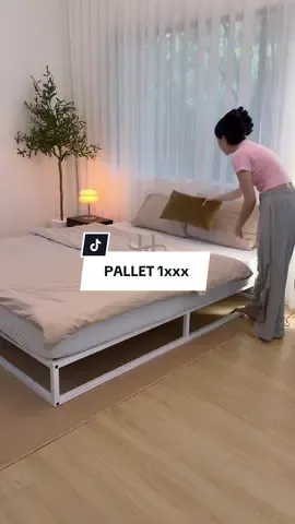 GIƯỜNG PALLET LẮP RÁP LOẠI 1 CHỈ 1xxx ✅ @Thanh Hằng Decor 2 #giuonglaprap #giuongpallet #giuongkeodeo #xh 