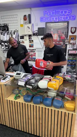 Quality control, Mad Dogs style 🕵️‍♂️🥊 Mad Dog & @maddogjnrr making sure every online order is officially Reyes qualified some shops just send parcels, we interrogate them first! ✅🤣 #fyp #foryou #boxing🥊 #foryoupagee #goviral 