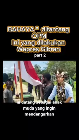 Gibran datang ke Papua tanpa pengawalan tanpa rompi anti peluru datang sebagai anak muda yang ingin mendengarkan #gibran #opm #papua #gibranketemuopm#wapres 