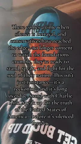 Stand. Speak. Defend America. #charliekirk #conservative #speakup #fyp #done 