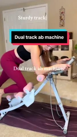 The dual track AB machine is a GAME CHANGER for your core! Let’s lose th e mom pooch together mamas! @Merach fitness #abmachine #mompooch #abtrainermachine #coreworkout #homegymequipment 