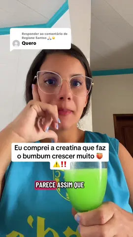 Respondendo a @Regiane Santos 🙏🏻☀️ amigas peguem essa dica de milhões. Só tomem essa Creatina. Ela é perfeita! Meu bumbum cresceu muito. É Blayva o nome dela. 