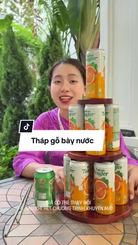 Tháp gỗ bày nước vừa tiện vừa đẹp #thapgobaynuocngot #thapnuoctailoc #ngocngannga #nnnthapgobaynuoc 