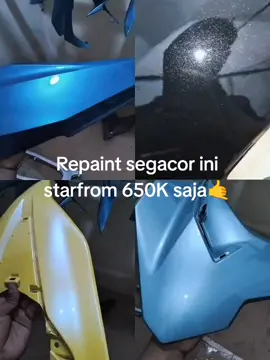 Repaint kompresor kantong pelajar. Repaint full body halus  motor size S : 650rb motor size M : 750rb motor size Xl : 950rb 📍 belakang Podomoro tapos, perbatasan Jaktim-Depok-Bogor ✓BEBAS REQUEST WARNA. ✓GRATIS POLES. ✓GRATIS BIAYA PERBAIKAN BODY RETAK,PATAH, DEMPUL. ✓GARANSI 6BULAN. TANYA