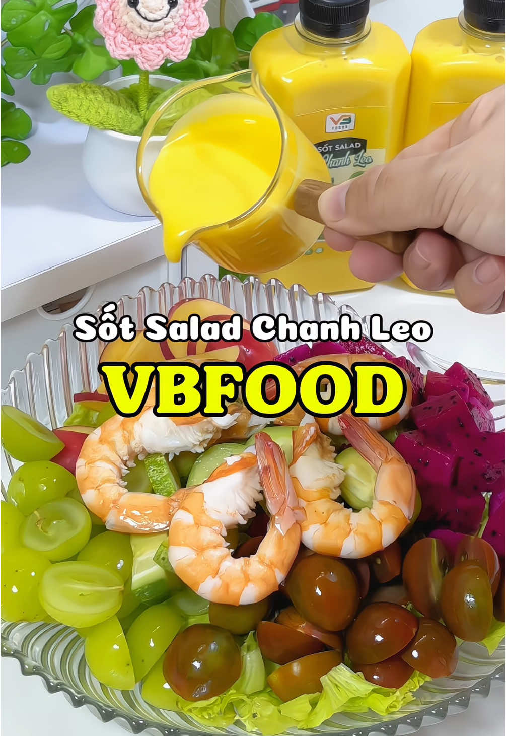Từ nay có thể ăn salad mỗi ngày với sốt trộn salad chanh leo của VBFood rồi nha #minhlaanh0410 #foodreview #sotsaladchanhleo #vbfood #vbfoods #xuhuong 