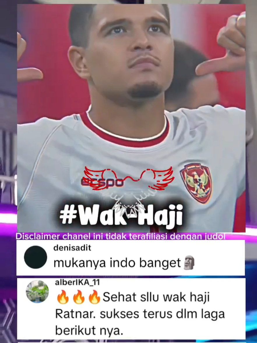 Wak Haji Full Senyummm #ragnaroratmangoen #timnasindonesia #garudamendunia #garudamendunia 