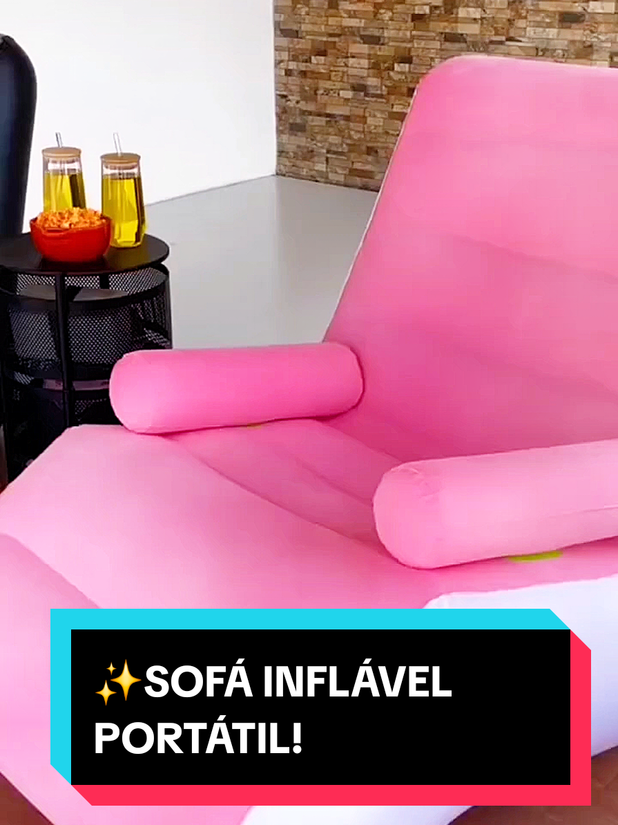 SOFA INFLÁVEL PORTÁTIL! COMENTE EU QUERO QUE TE MANDO O LINK! #sofa#crescernotik#achadinhosdashopee 