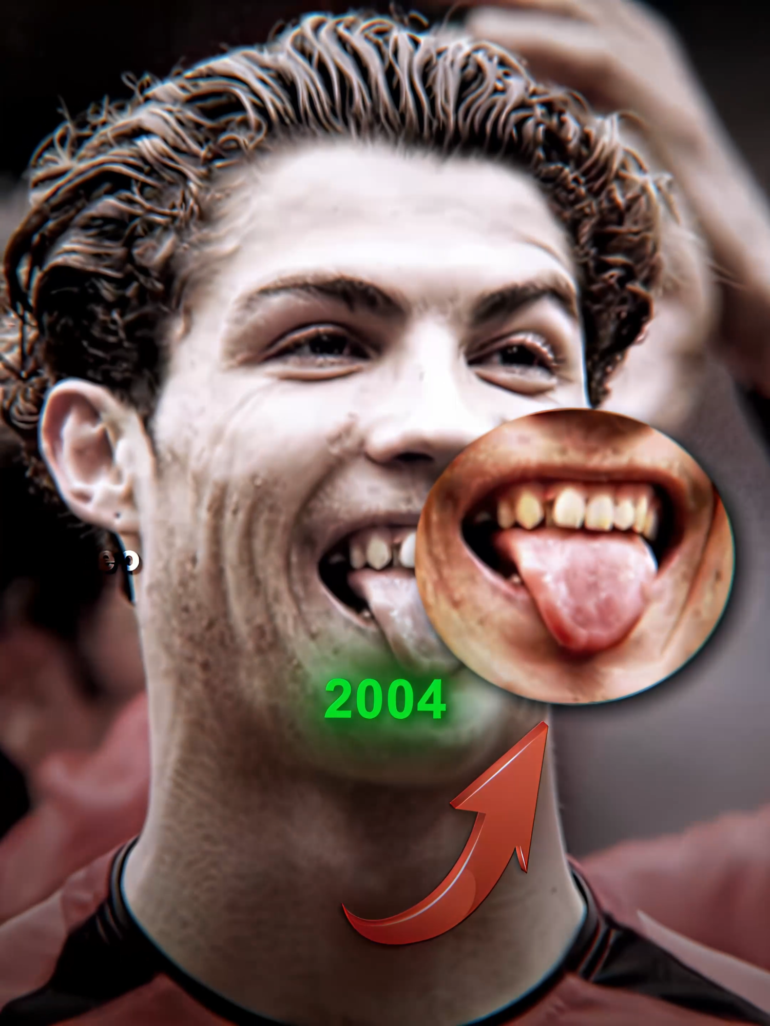 Ronaldo's Teeth Change 🥶 #ronaldo #cr7 #teeth #goat #viral #edit
