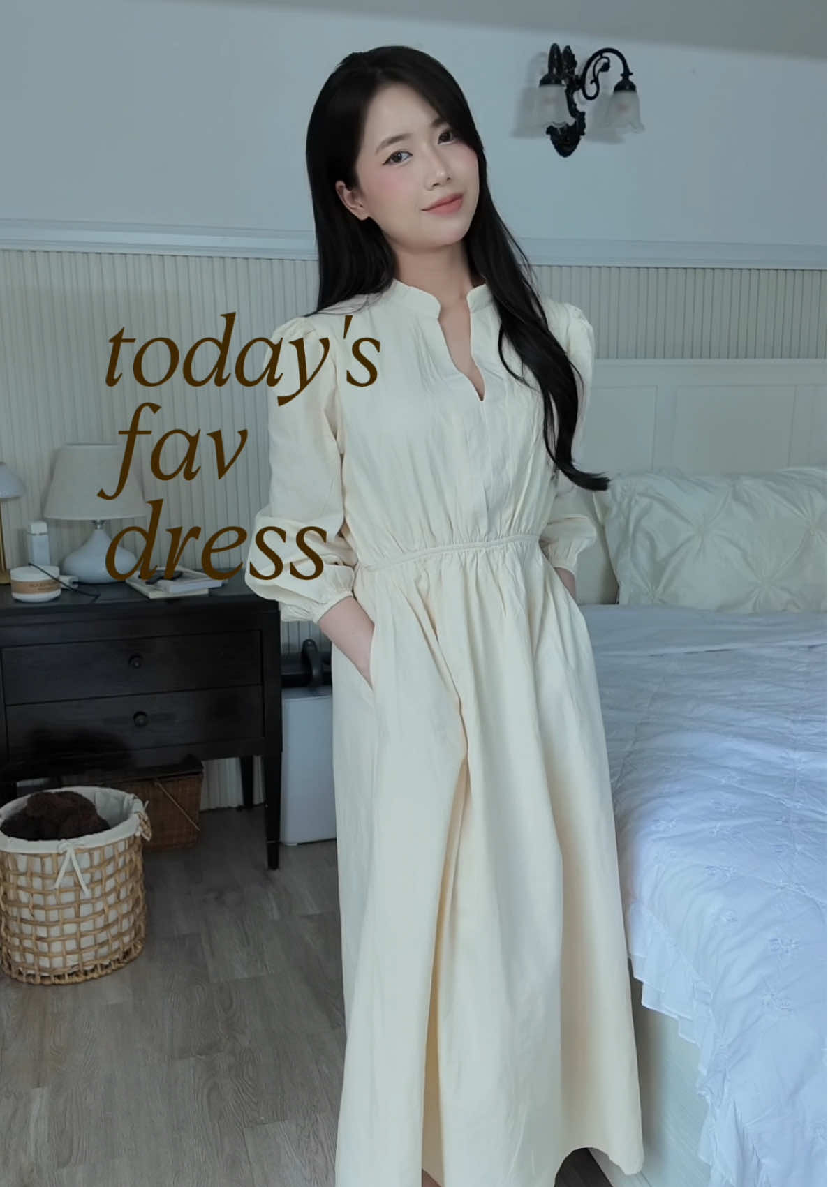 váy xinh vibe Hàn, mặc công sở dịu kha lắm nhen @Chililuu ơi✨ #fyp #xh #outfit #phoidoxinh #viral 