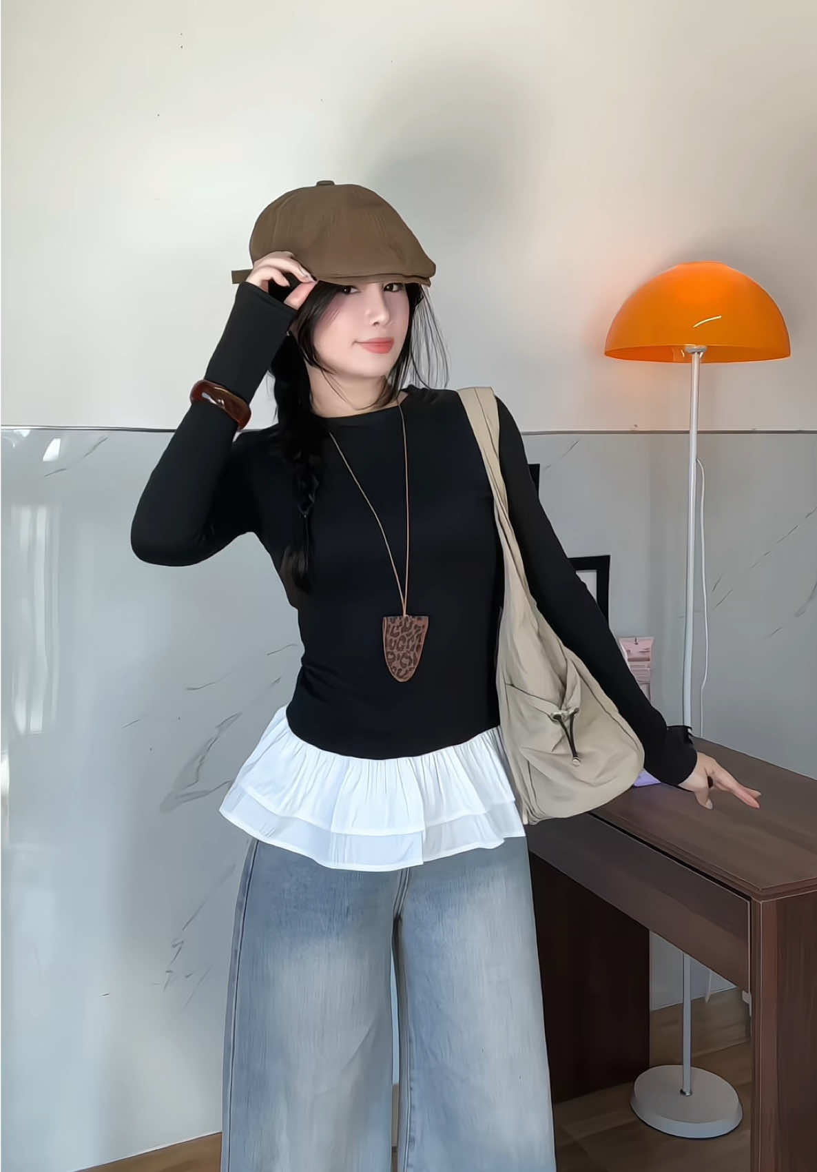 Đầu mùa đông mặc e áo dài tay này vừa ấm vừa xinhh vừa rẻe @Miho #mihohouse #aothuntaydai #aothuntaydaithudong #aothudong #review 