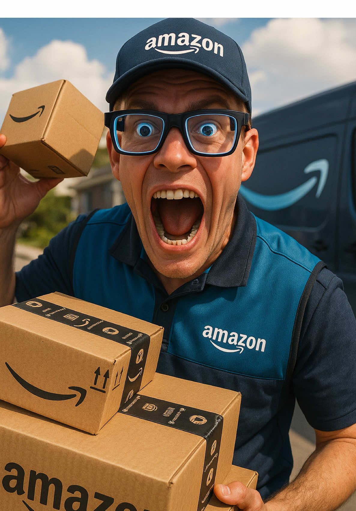 Amazon está cambiando el juego del delivery: 📦 VAPR Vans → identifican el paquete correcto con un “O” verde ✅ y ahorran +30 min por ruta. 👓 Gafas AR → navegación y entregas directo en la vista del repartidor. Más velocidad ⚡, menos errores ❌, entregas del futuro hoy. #AmazonDelivery #AhorroDeTiempo #EntregaDelFuturo #VAPR #ARGlasses  