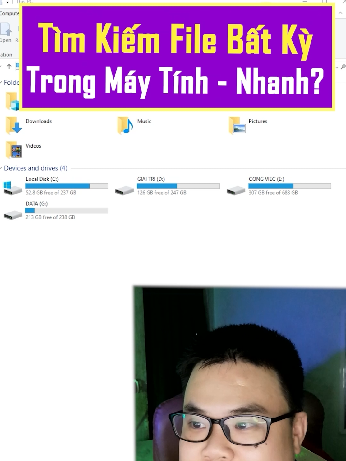 mẹo tìm kiếm file trong máy tính được nhanh hơn #minhlakhoa  #tinhocvanphong #meotinhoc #TipsPC #LearnOnTikTok 
