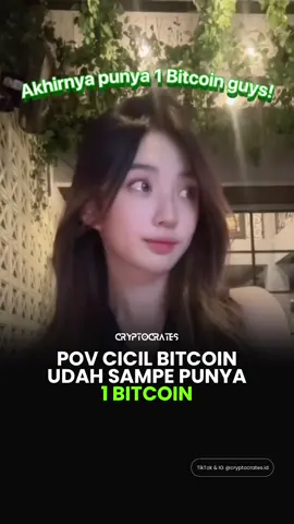 Cicil Bitcoin udah sampe punya 1 Bitcoin, yeay! #cicilbitcoin #bitcoin #cryptowave #gabrielrey #foryou 