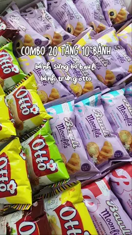 20 Bánh sừng bò Bauli mix vị tặng 10 bánh trứng tươi Otto mix vị #banhsungbobauli #banhtrungtuoiotto #combo20tang10 #otto #baulimoonfils 