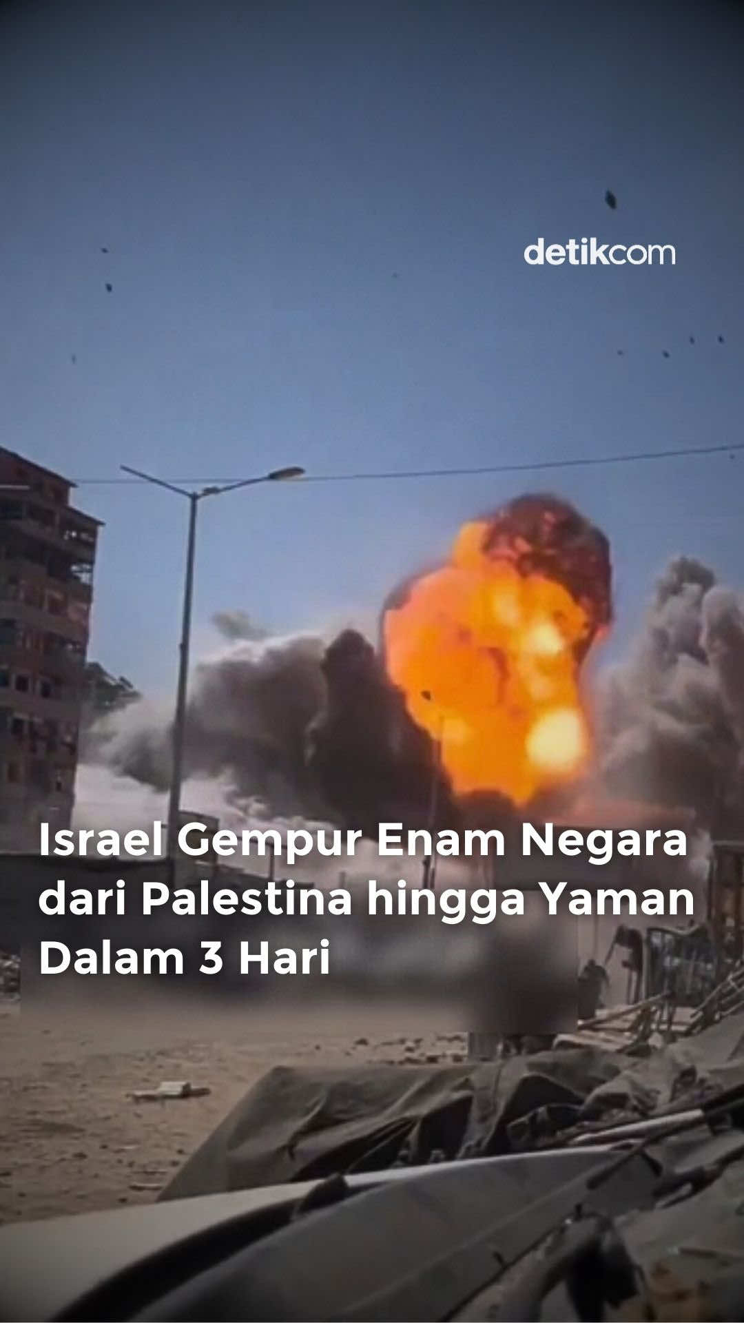 Situasi Timur Tengah kembali memanas. Mengutip Al Jazeera, Israel telah melancarkan serangan ke enam negara sejak awal pekan ini: Palestina, Lebanon, Suriah, Tunisia, Qatar, dan Yaman. Baca berita selengkapnya hanya di detik.com!  Host: Putri Creator: Dio  #detikcom #reels #mediasosial #israel #timurtengah