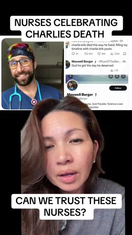 Exposing these nurses for celebrating Charlie's Death  #charliekirk #rip #ripcharliekirk #utah #turningpoint #greenscreen 