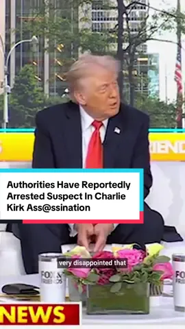 Authorities have arrested a suspect in the k!lling of Charlie Kirk. NBC News reports the suspect is 22-year-old Tyler Robinson of Utah, identified by five senior law enforcement officials. Officials said a family member turned in Robinson, with help from a minister and a U.S. marshal. “I think, with a high degree of certainty, we have him,” President Trump told Fox News this morning. “The facts are the facts. We have the person that we think is the person we're looking for.” The FBI says it has recovered the alleged m*rder weap0n — a “high-powered, bolt-action r!fle” — from a wooded area. The bureau had previously offered a $100,000 reward for information leading to an arrest. Meanwhile, Vice President JD Vance accompanied Kirk’s casket to Arizona on Air Force Two on Thursday night. #charliekirk #trump #foxnews #breakingnews #politics 