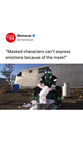0 % emotion 100% understanding Like this content? Follow us for more @memezar ❤️  Kamen Rider is a long-running Japanese superhero franchise that began in 1971. It follows masked heroes known as Kamen Riders, who are often ordinary people transformed into powerful warriors using special belts and technology. They battle against evil organizations, monsters, and villains, protecting humanity while carrying themes of justice, sacrifice, and perseverance. Over the decades, Kamen Rider has grown into multiple television series, films, and merchandise, becoming a cornerstone of Japanese pop culture. Each new Rider introduces fresh designs, powers, and storylines, but the central idea of a masked hero fighting for good against overwhelming odds remains the heart of the franchise.