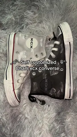 likeeee the printed ripped pattern is kinda growing on me idk #charlixcx #converse #fy 