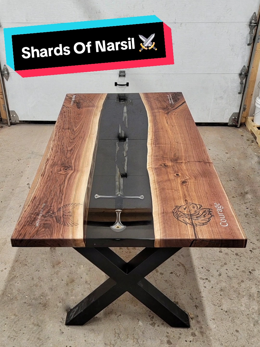 Lord of the Rings: Shards of Narsil Table 🌋 Link In Bio For A Table Quote 👆 .  #lotr #lordoftherings   #lordoftheringstiktok #book #bookworm 