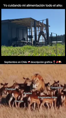 Ustedes ya comenzaron las celebraciones de fiestas patrias 🇨🇱🤣 Se miden o después se pagan los pecados ?  #cambiofisico #fitnesschile #gymhumor #humor #fiestaspatriaschile 