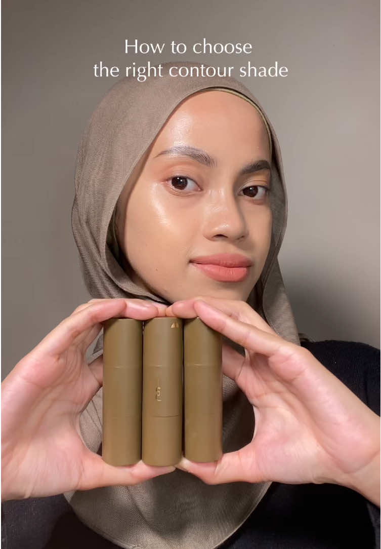 How to choose the right contour shade🤍  #contour #sculptcontour 