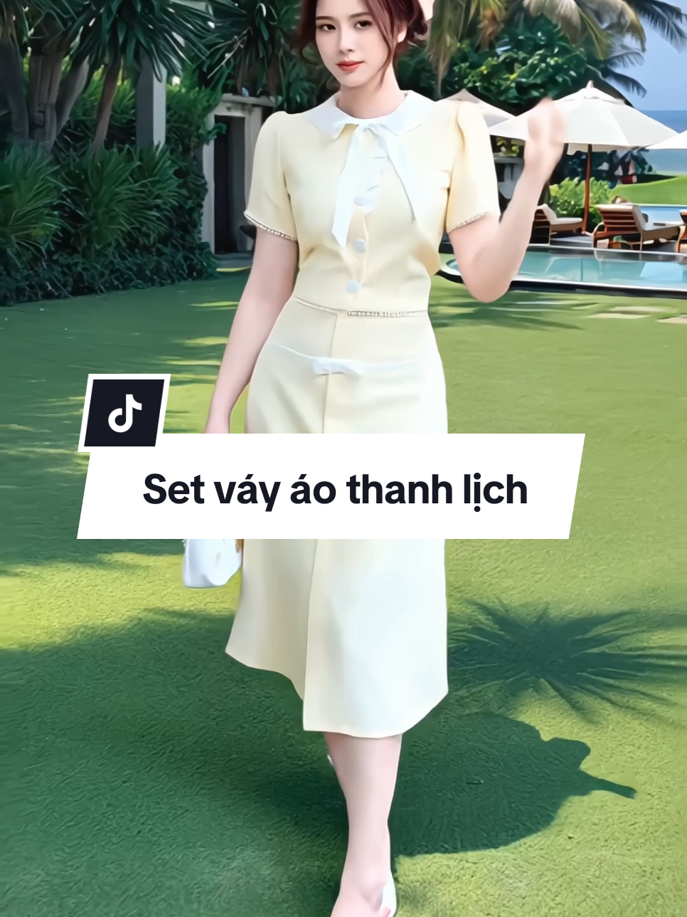 Set chân váy áo vàng sang trọng đẹp thanh lịch chân váy dài áo tay ngắn thiết kế cao cấp đi tiệc đi làm #setdoxinh #setvayao #setvaythanhlich #setvayxinh #xuhuong 