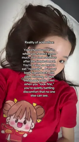 To the ones who struggle the same, I feel you… I know how it feels to not be able to enjoy food normally like others. This account will be a safe space for you to speak up when you need help, and I’ll be posting more tips to manage it! You are not alone in this!❤️ #acidreflux #gerd 
