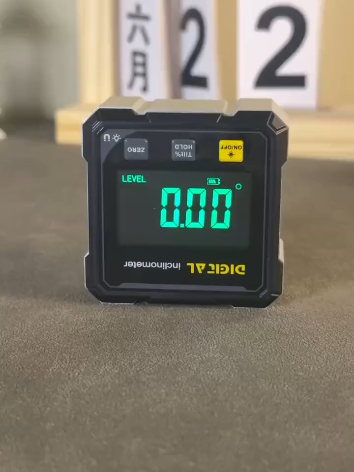 📐 Level Like a Pro—Anywhere, Anytime! The 4-Side Magnetic Digital Angle Gauge with Laser is your secret weapon for ultra-precise angles!