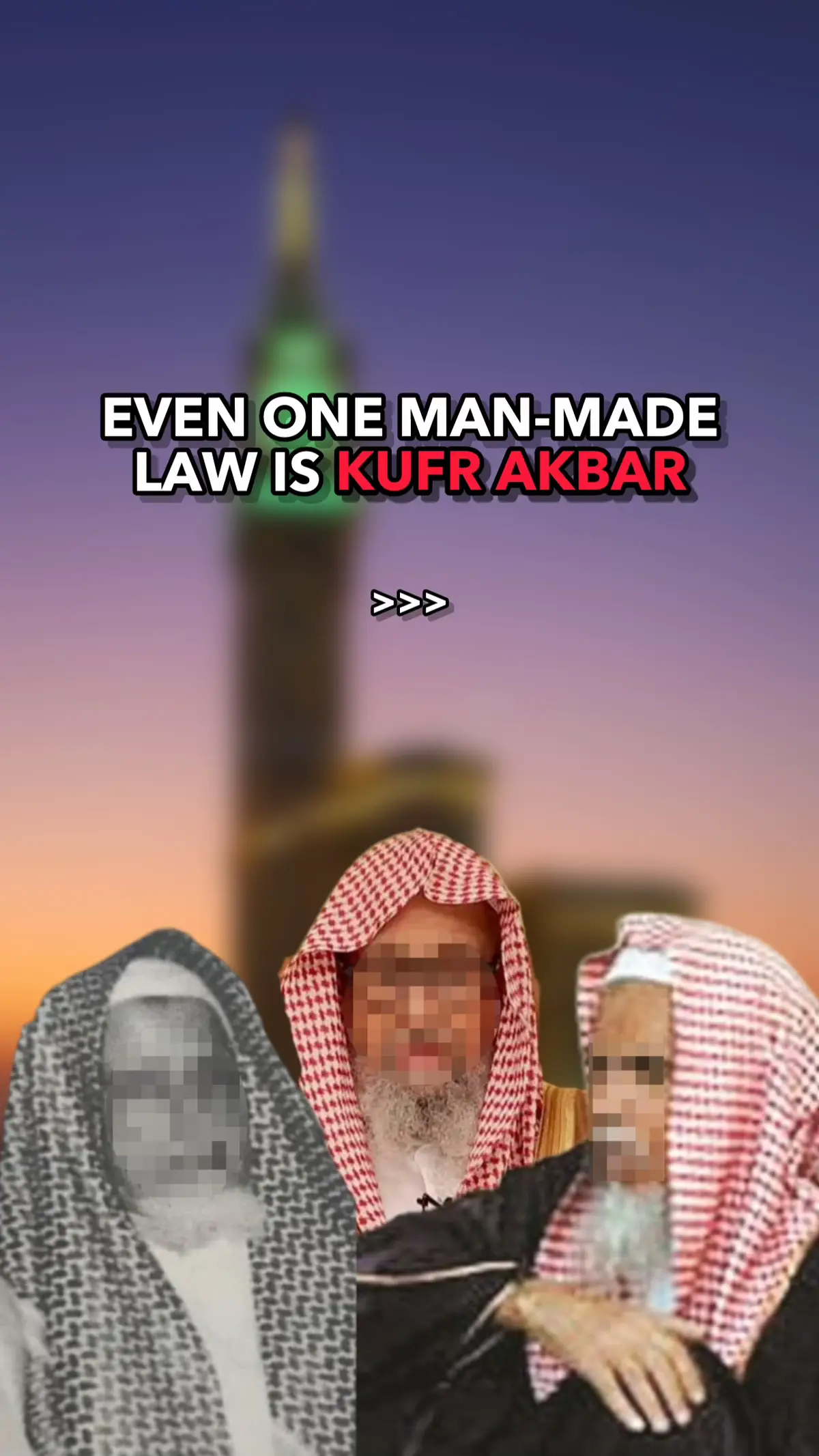 #Qanun #Kufr #Shirk #Khawarij #Madkhali