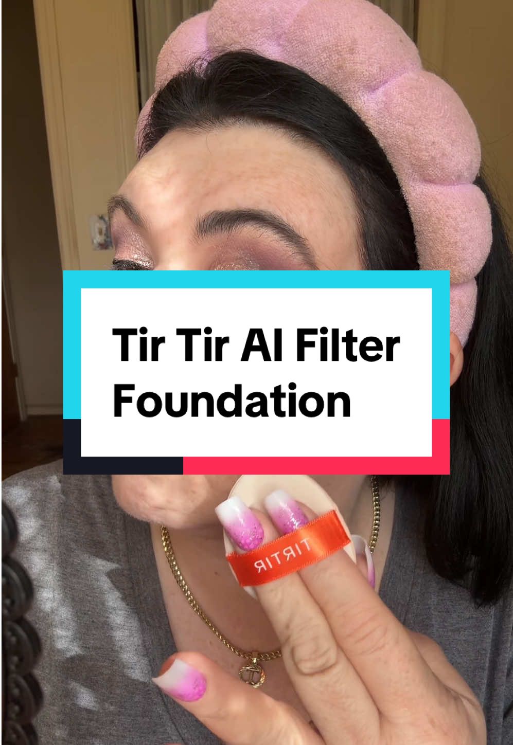 This Tir Tir AI filter foundation literally made my skin look filtered and didn’t feel like I had anything on my face @TIRTIR Inc. @tirtir_jp_official #tirtir #tirtircushion #CushionFoundation #Foundation #MakeUpTutorial 