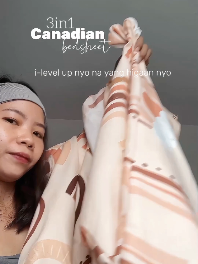 naku mii level mo na yang higaan nyo #bedsheet #canadianbedsheet #bedsheets #tiktokshop 