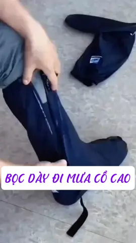 Bọc giầy đi mưa cổ cao  #bocgiaychongnuoc #trend #fyp #xuhuong #gaimai 