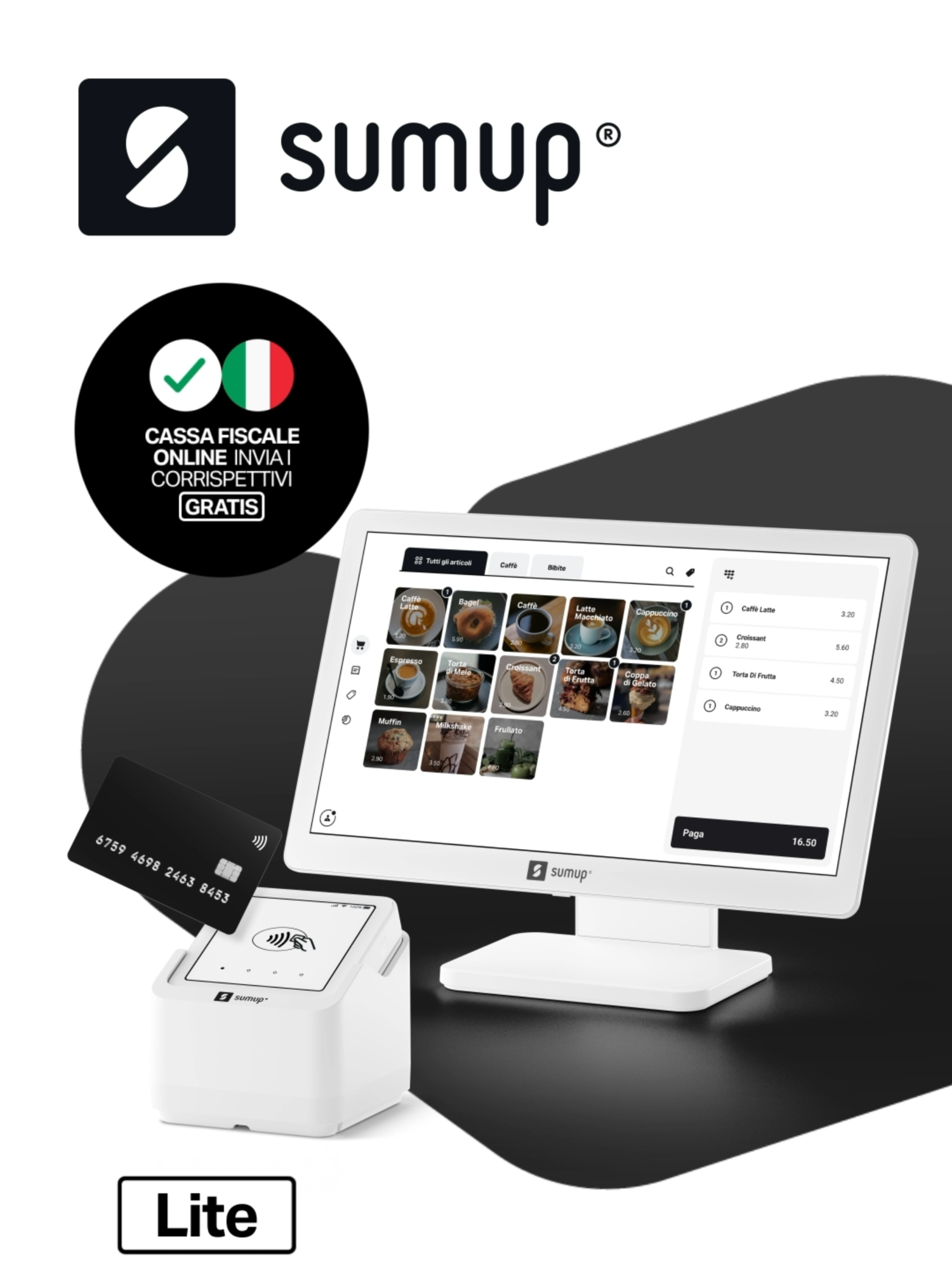 Affidati al registratore SumUp Cassa Lite per semplificare gli ordini e accettare i pagamenti con un sistema intuitivo, veloce e affidabile.#euronicstufano #napoli