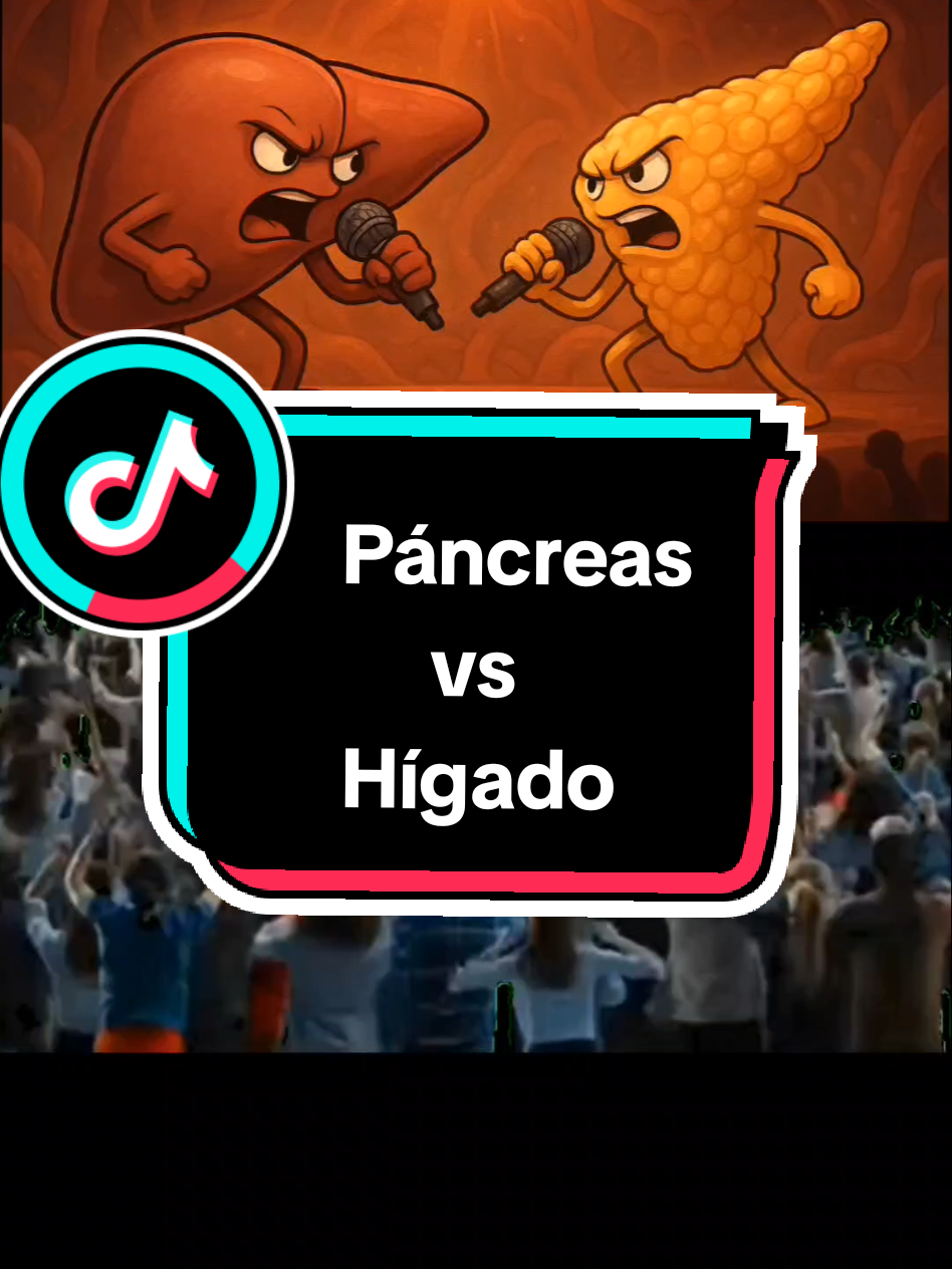 🎤Páncreas vs Hígado  Batallas de rap con CIENCIA.  #mundonaat #biologia #medicina #ciencia #batallasrapconciencia 