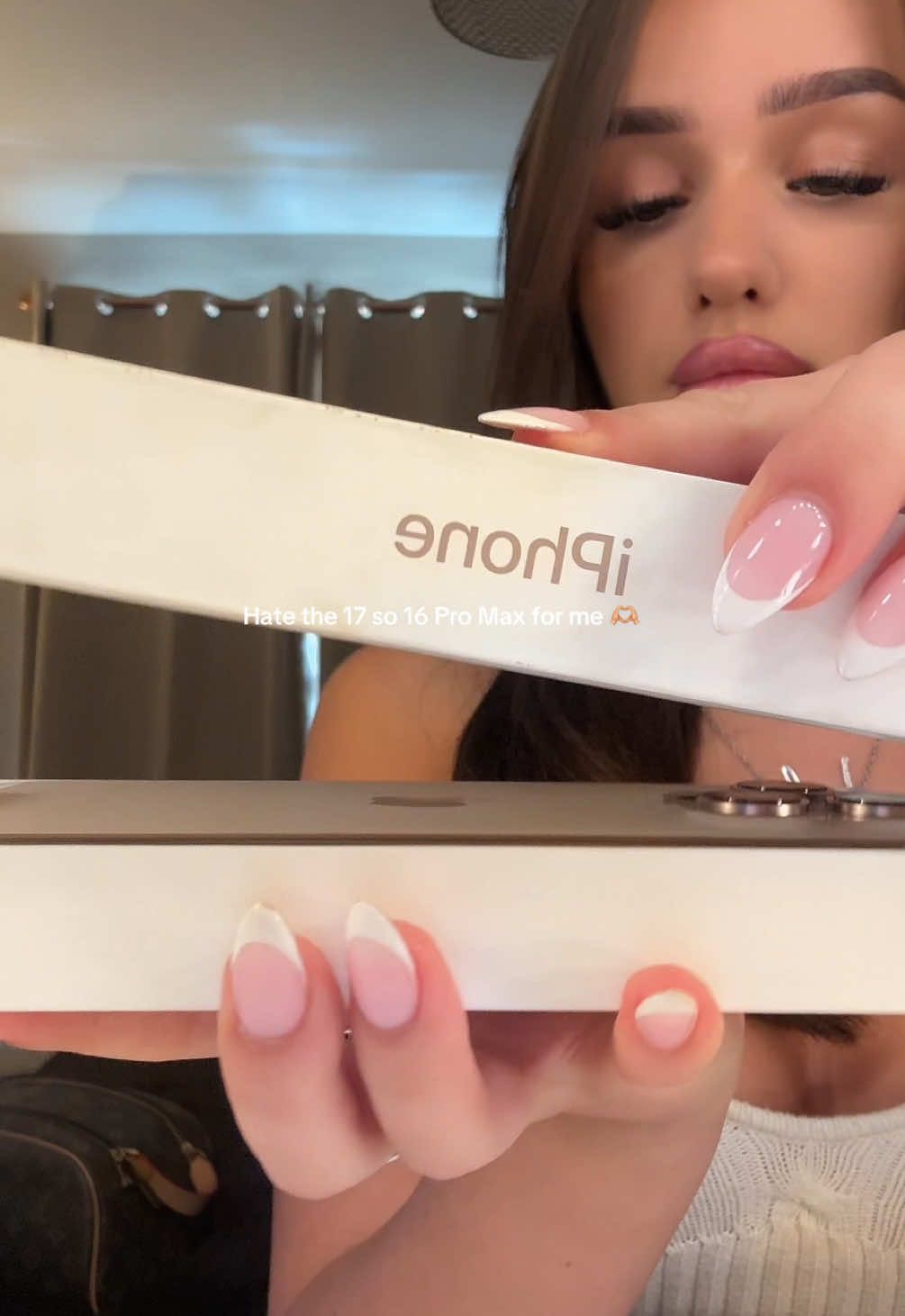 Unboxing my new iPhone 🍎 #unboxingvideo #deserttitanium #iphone16promax #iphone17promax #fyp 