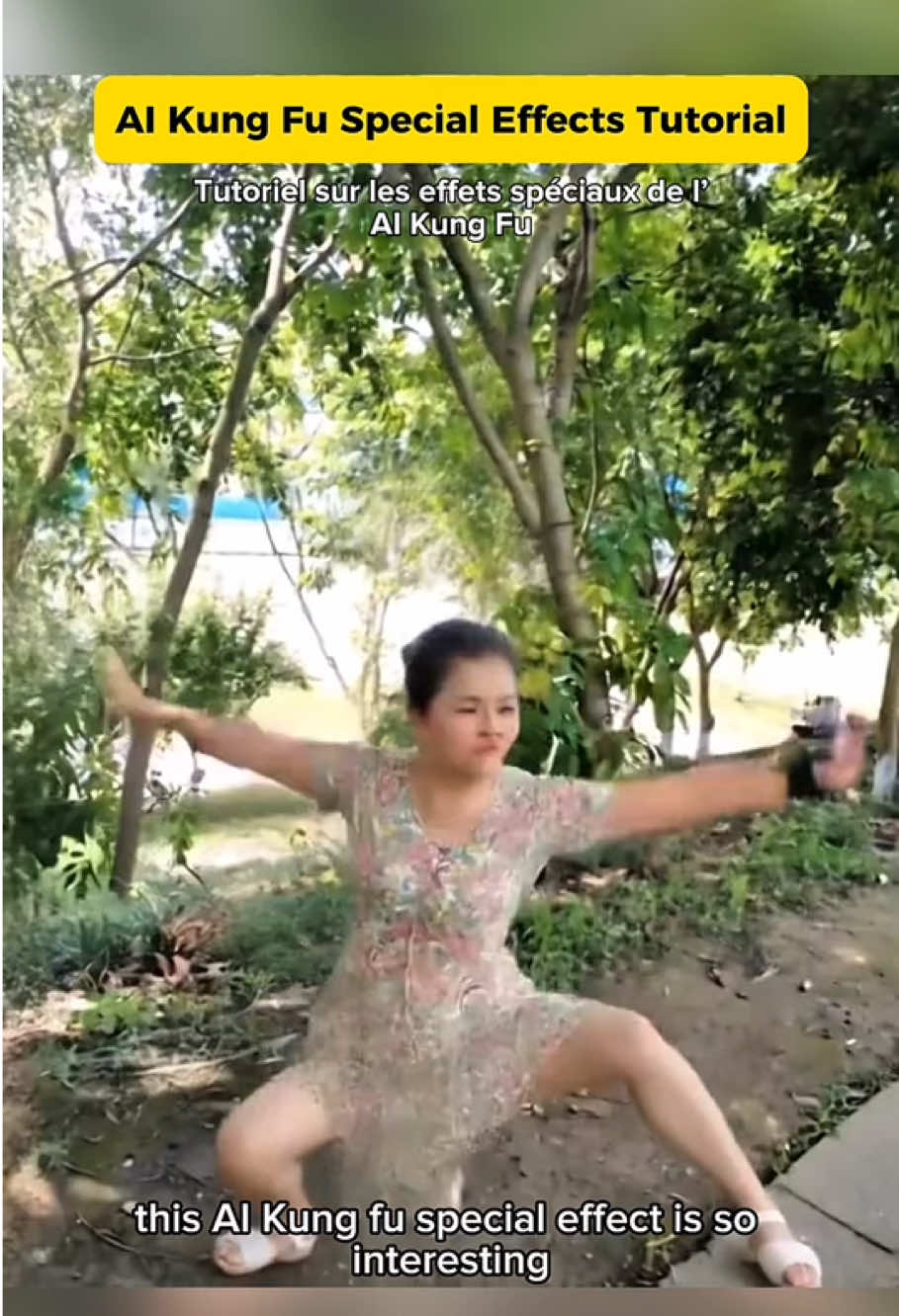 AI Kung Fu special effects tutorial #capcutforus #capcut #capcutpioneer #kungfu #aikungfu 