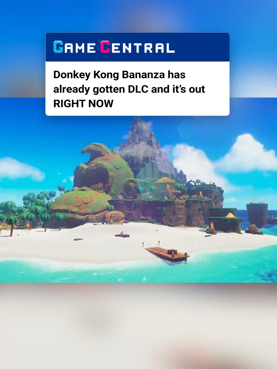 it seems like donkey kong bananza only came out yesterday and now it's already getting a dlc, featuring donkey kong's home island and some familiar faces - and what's more, you can head over to the nintendo eshop and get it right now #donkeykong #nintendo #nintendoswitch #donkeykongbananza #gaming