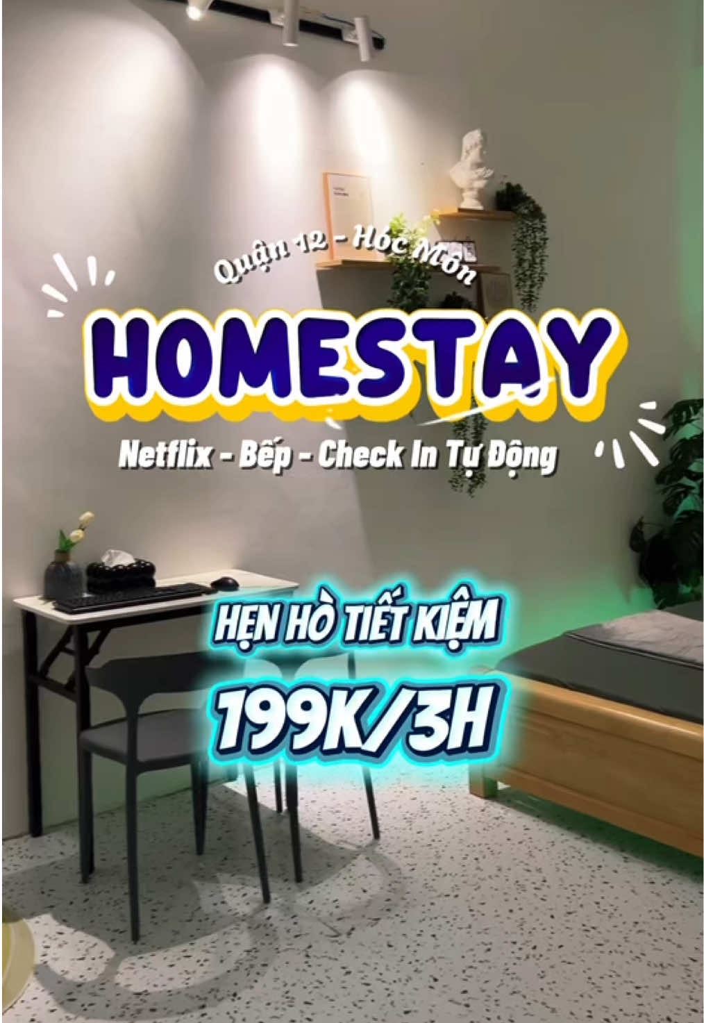 Homestay giá sinh viên cho các mom hẹn hò tại Quận 12 - Hóc Môn #reviewhomestay #homestaycheckintudong #homestayquan12 #homestayhocmon #staycation